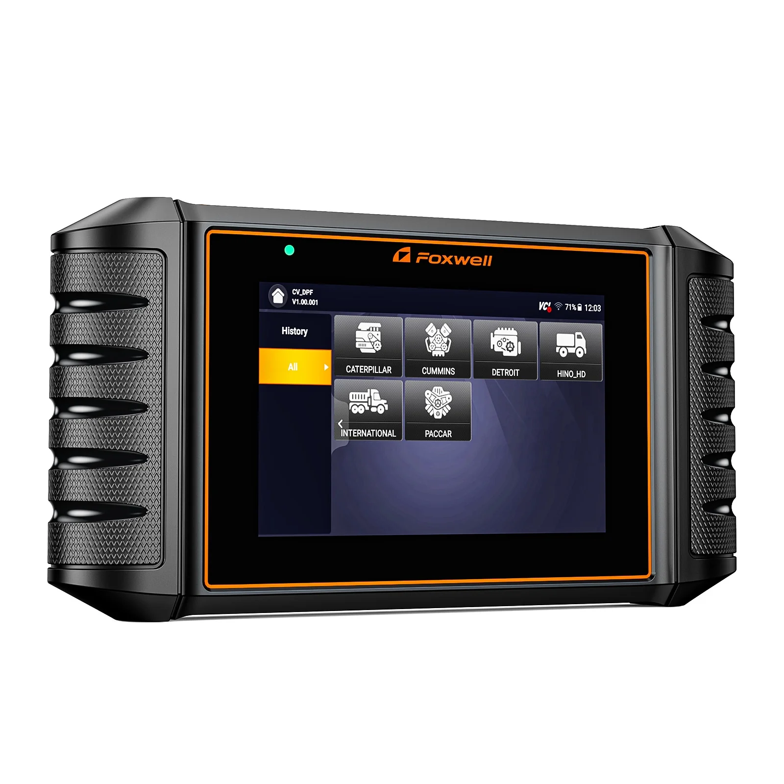 Foxwell HD500 Heavy Duty Truck Scanner with DPF Regen, Injector Cutoff, Limit Setting, Full System Diesel Diagnostic Scan Tool - Image 3