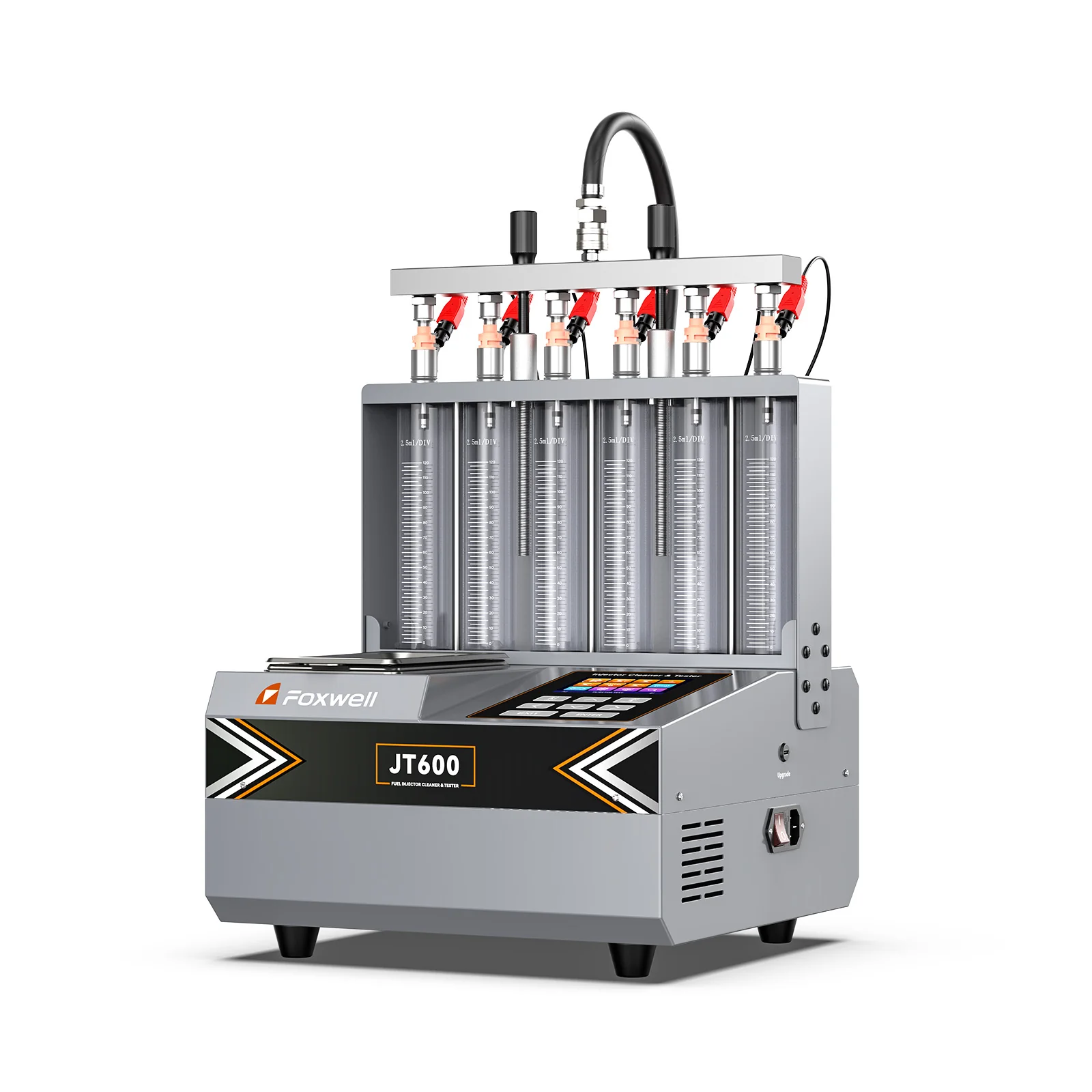 Foxwell JT600 6 Cylinder GDI, EFI, FSI Fuel Injection Systems Piezo Ultrasonic Fuel Injector Cleaner Test Cleaner Kit - Image 4
