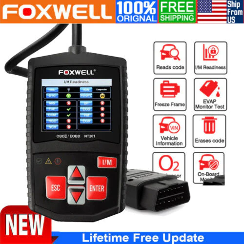 Foxwell NT201 Check Engine Light, Read and Clear Fault Codes, Live Data Scanner fot all cars - Image 6