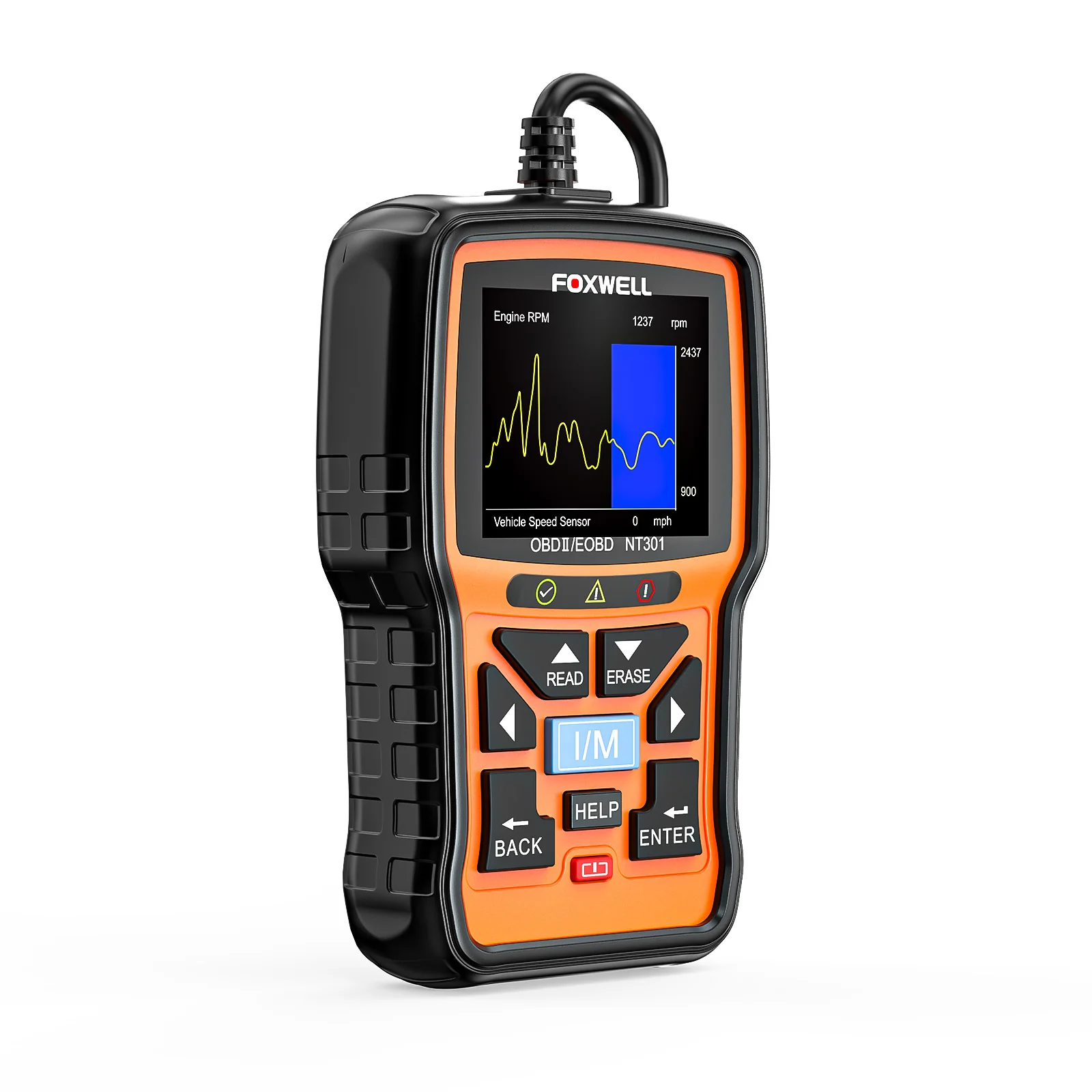 Foxwell NT301 OBD2 & EOBD Scanner Professional Enhanced Diagnostic Code Reader Tool Upgraded Version Of NT201 - Image 3