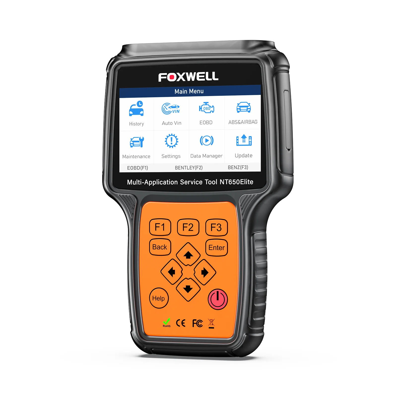 Foxwell NT650 Elite Bi-directional Code Reader ABS Bleeding SRS Airbag - Image 3