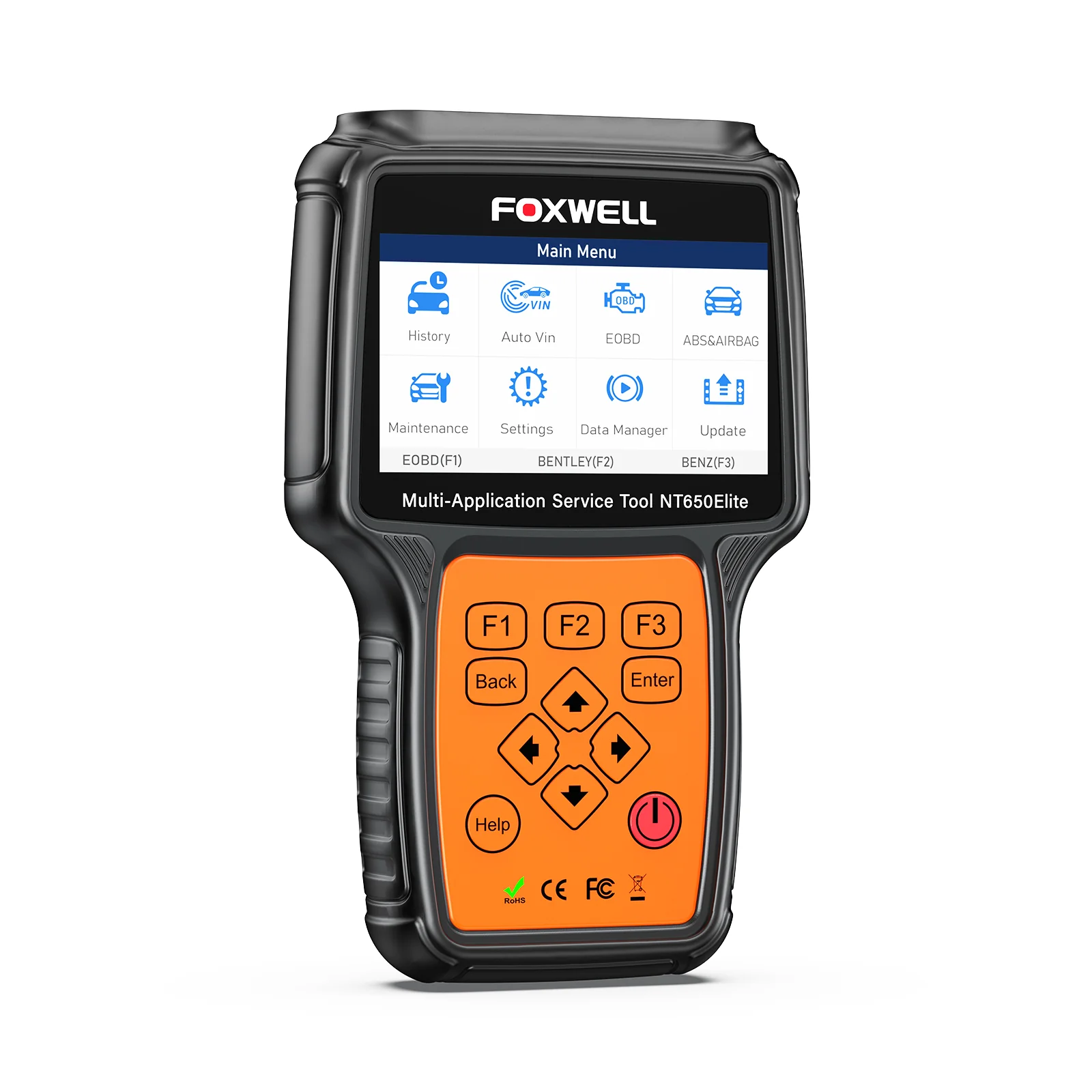 Foxwell NT650 Elite Bi-directional Code Reader ABS Bleeding SRS Airbag - Image 4