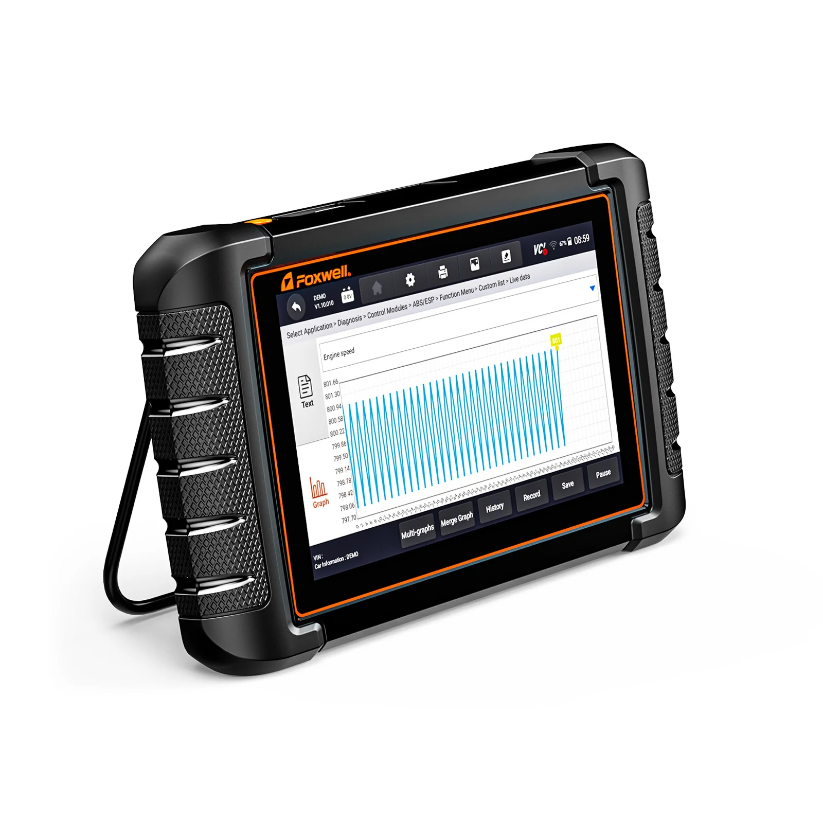 Foxwell NT809TS Bi-Directional OBD2 Diagnostic Scanner and TPMS Tool - Image 4