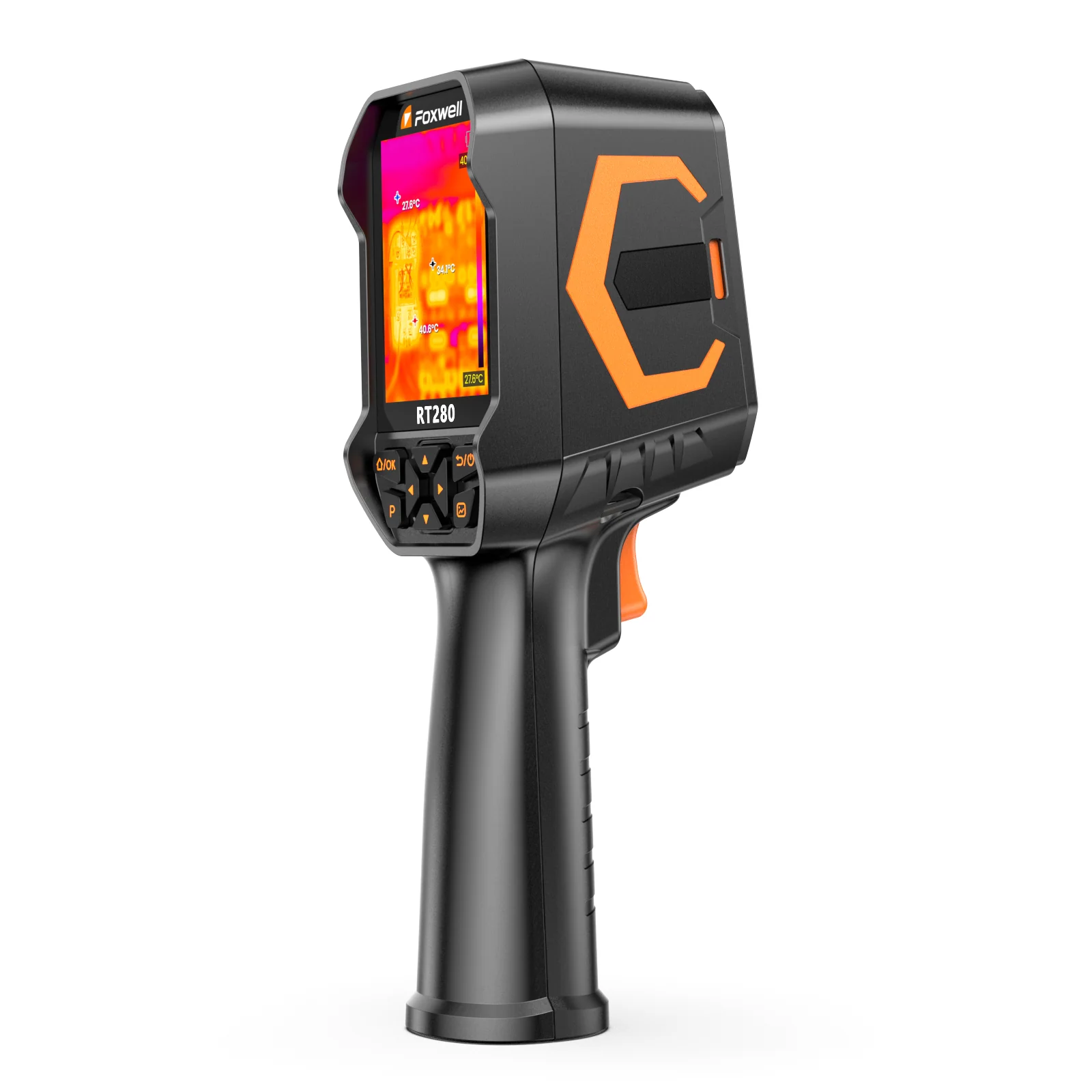 Foxwell RT280 Thermal Imaging Camera 240×180 TISR Resolution, 25Hz, Laser Targeting, PC Analysis, Photo & Video Recording - Image 3