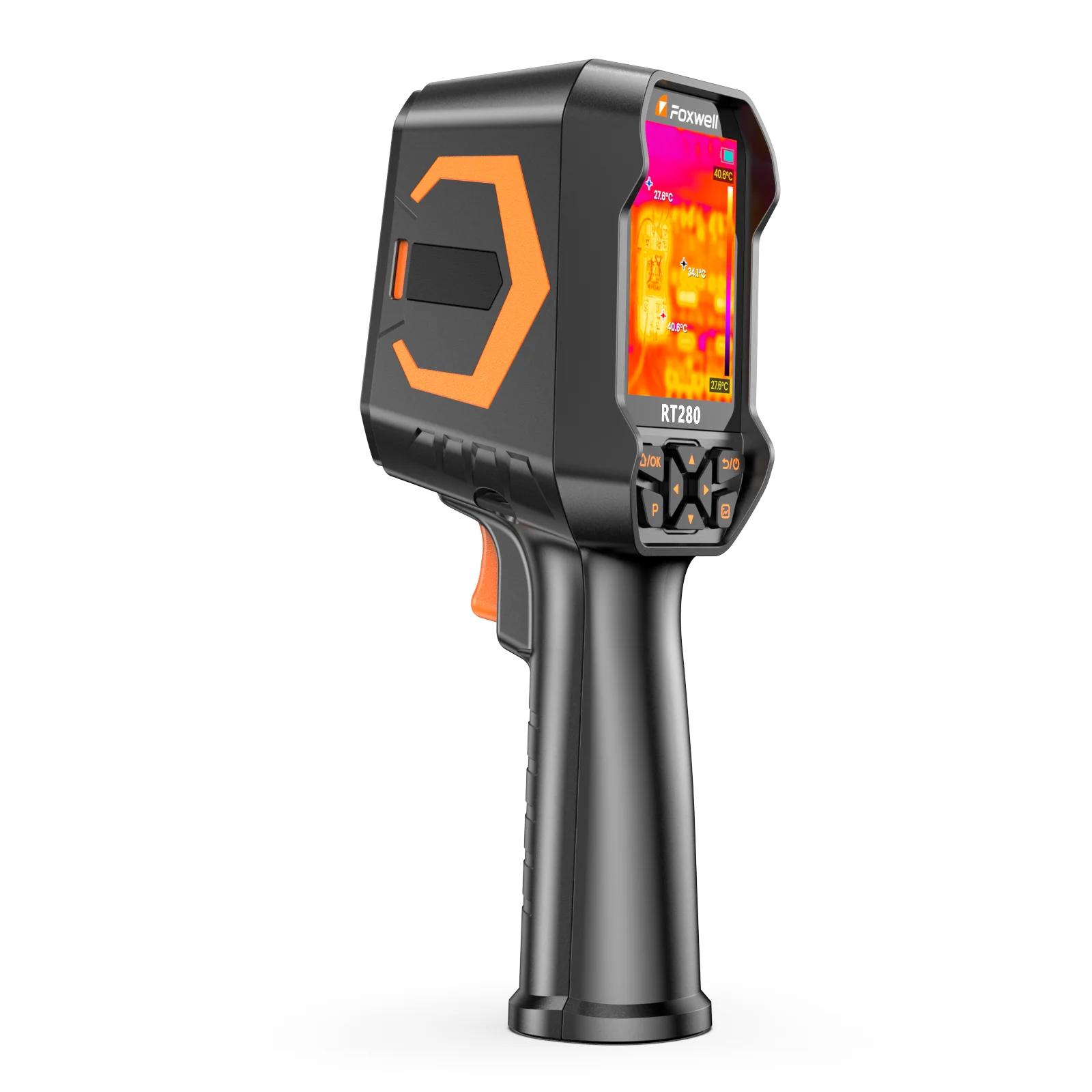 Foxwell RT280 Thermal Imaging Camera 240×180 TISR Resolution, 25Hz, Laser Targeting, PC Analysis, Photo & Video Recording - Image 4