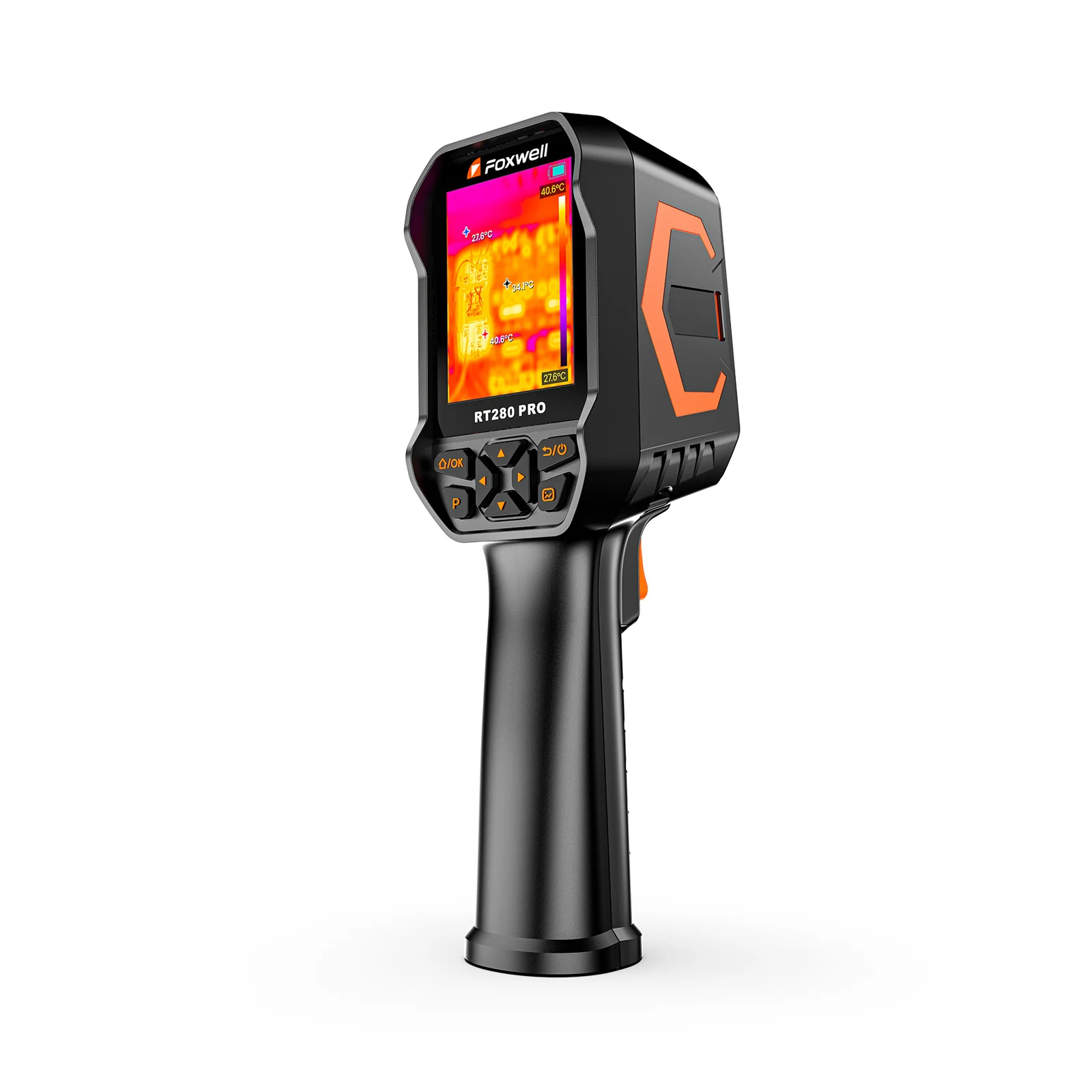 Foxwell RT280 PRO Dual-Lens Thermal Imaging Camera 512x384 TISR Resolution with 2MP Visual Light Camera, Infrared Cameras with Laser, PC Analysis - Image 3